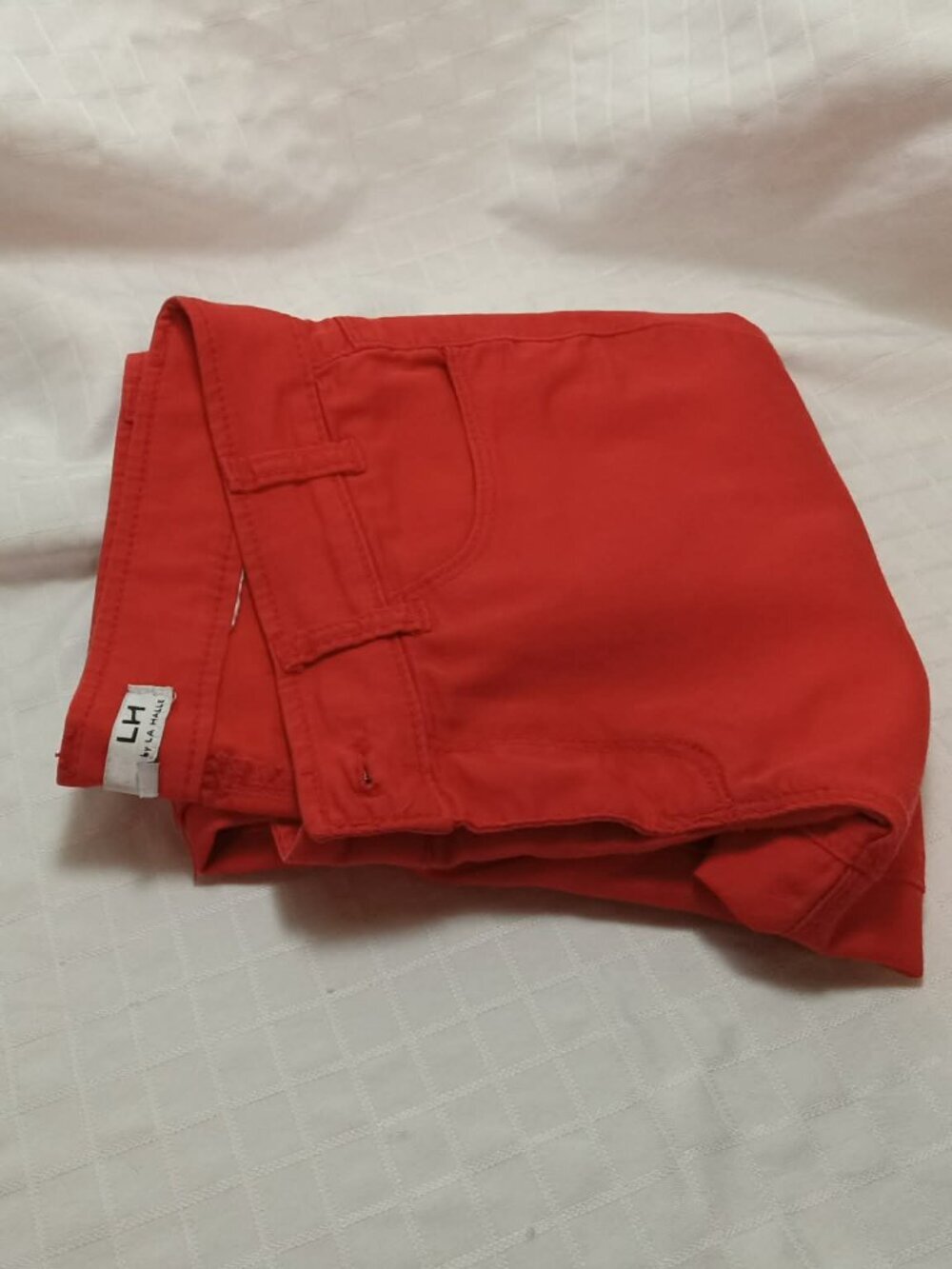 The perfect vintage red jeans-like pants by La Halle size 38